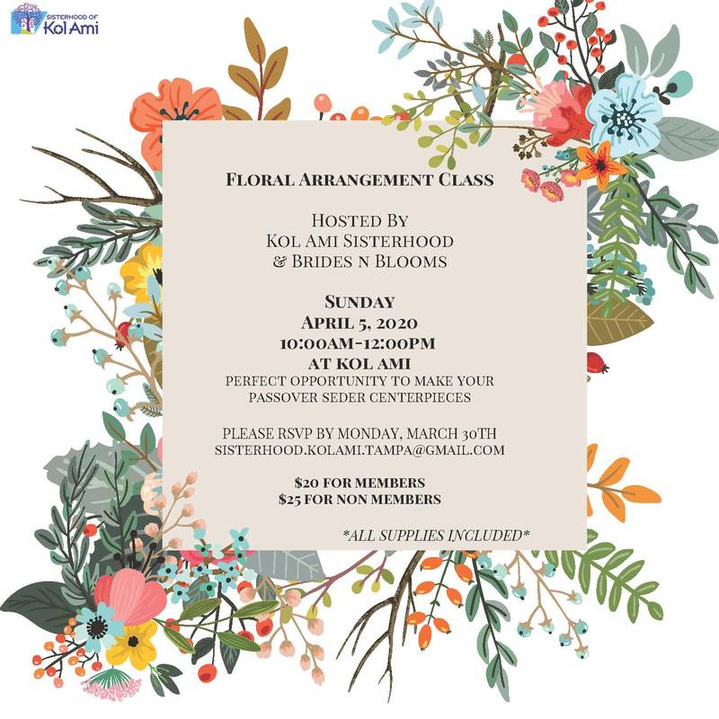 Banner Image for Sisterhood Floral Arrangement Class- Canceled