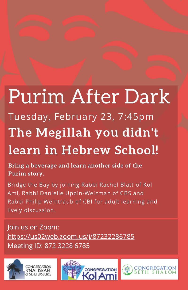 Banner Image for Purim after Dark - the Megillah You Didn’t Learn in Hebrew School : Click here for more information