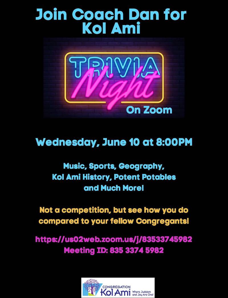 Banner Image for ZOOM TRIVIA NIGHT- Click Here for Zoom Link