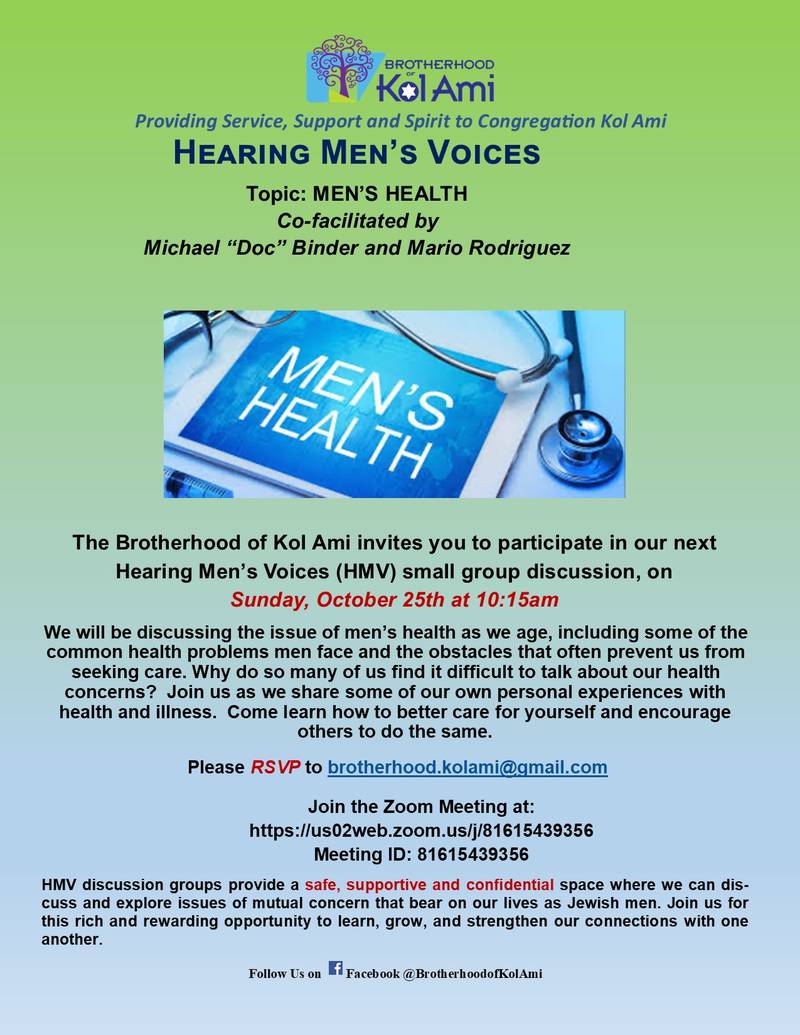 Banner Image for Brotherhood Hearing Men's Voices: Click Here for Zoom link
